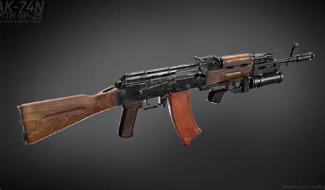 Download Wallpaper Rendering Weapons Gun Weapon Render Custom Kalashnikov Assault Rifle