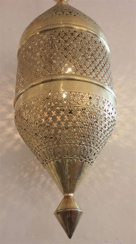 Large 4 Foot Brass Moroccan Lantern At 1stdibs