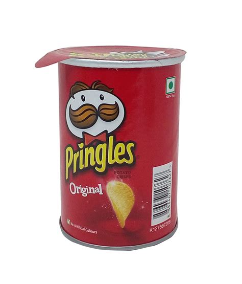Pringles Potato Crisps Original 42g Tin Grocery