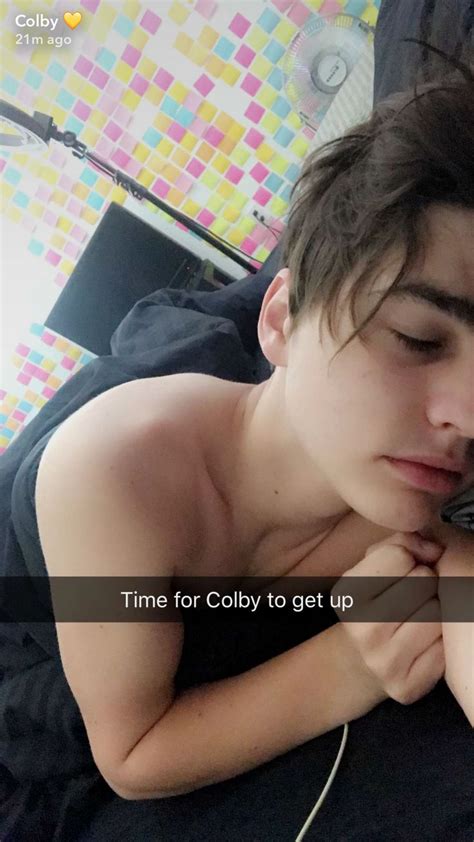 Colby Brock Via Colbybrockk Snapchat Sam And Colby Colby Brock Colby