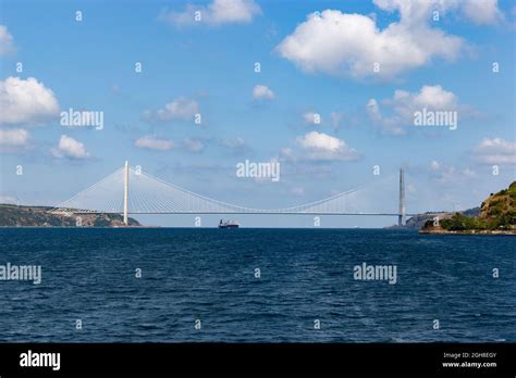Third Bridge Yavuz Sultan Selim Bridge Istanbul Turkey Stock Photo