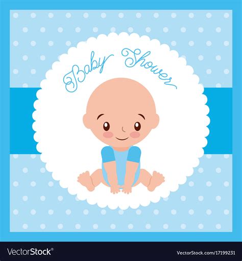 Baby Shower Blue Background