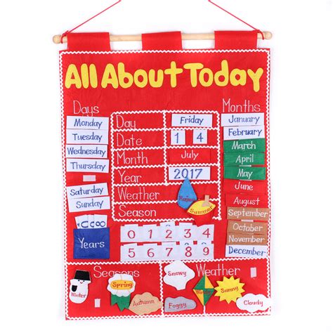 All About Today Calendar Chart Urban Mom
