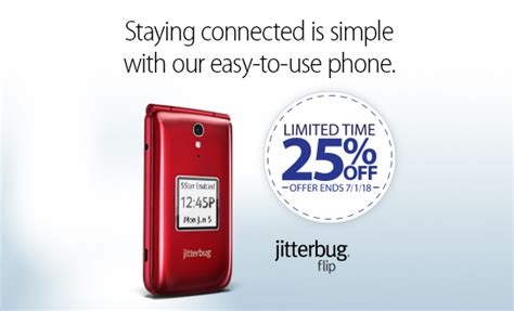 Jitterbug Flip Best Basic Big Button Cell Phone For