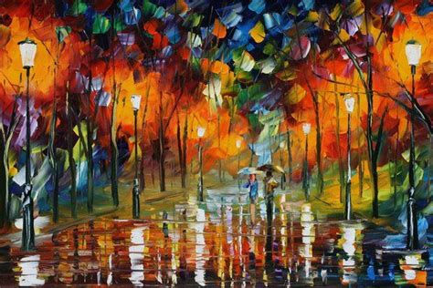 The Scent Of The Rain Leonid Afremov By Leonidafremov Oil Painting