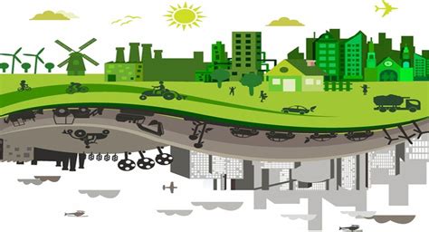 S 867655912578 Earth Illustration Sustainable City City Vector