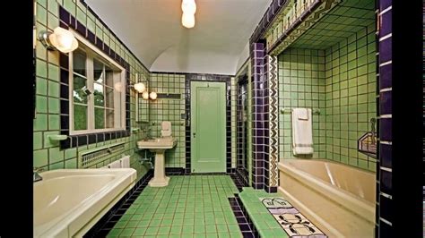 Art Deco Bathroom Tile Design Youtube