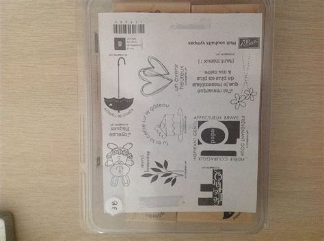 Amazon Com Stampin Up Huit Souhaits Sympas Set Of Wood Mounted Rubber Stamps Discontinued