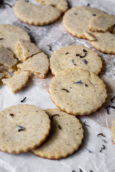 Lemon Earl Grey Shortbread Cookies 5 Cooking Therapy