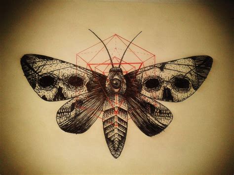 Death Moth Tattoo Meaning 30 Best Moth Tattoo Designs With Meaning