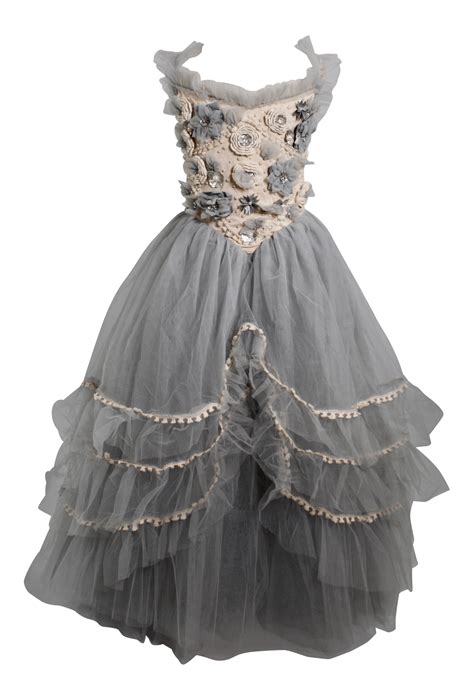 Rent Dolly By Le Petit Tom Forest Fairy Tutu Dress In Grey Ivory