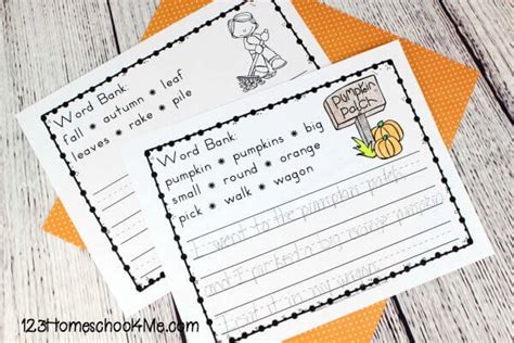 🍂 Free Printable Fall Writing Prompts For Kids