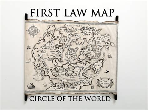 First Law Map Circle Of The World Map By Land Of Scrolls Joe