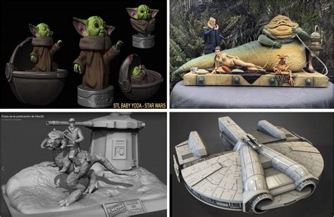 Star Wars Stl Pack For 3d Printers Part 2 Etsy Finland