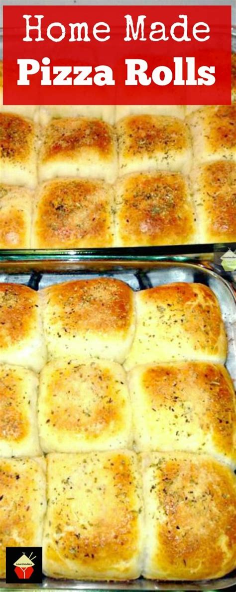 home made pizza rolls use the filling suggestions in the recipe or add your own great for the