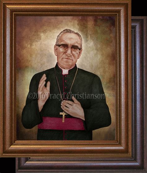 Bl Oscar Romero Framed Portraits Of Saints