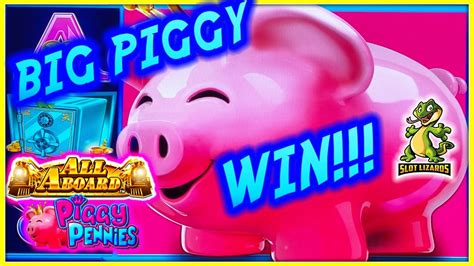 Omg Mega King Pig Win All Aboard Piggy Pennies Slot Wild Session