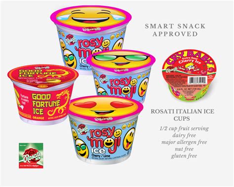 Rosati Ices K 12 School Cups Offering Fun And Flavorful Frozen Treats