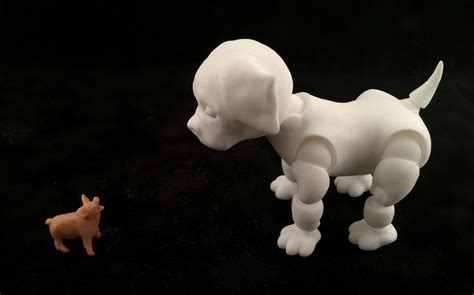 This 3d Printable Jointed Puppy Is As Cute As A 3d Printed Button