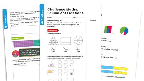 Equivalent Fractions Year 5 Fractions Maths Challenge Plazoom
