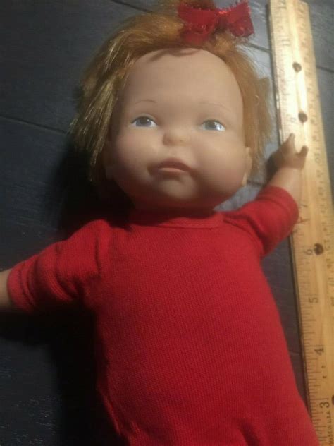 1967 Newborn Thumbelina 9 Doll Pull String Moves Works Ideal Toy