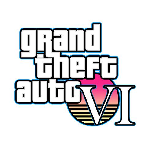 A Rough Sketch Of What The Gta 6 Logo Would Look Like If It Was Based