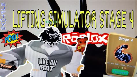 Roblox Lifting Simulator Stage 4 Roblox Youtube