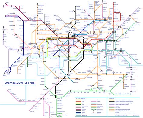 Oc What The Tube Map Could Look Like In 2040 London
