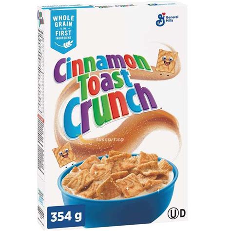 Cinnamon Toast Crunch Cereal 354g Tuscart