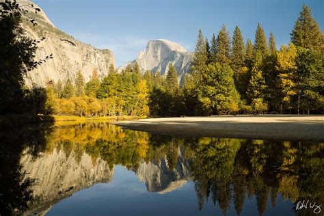 Half Dome And Merced River Yosemite National Park California Richard