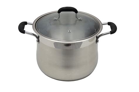 Winner Stainless Steel Stock Pot With Glass Lid Induction Compatible