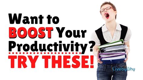 10 Quick And Easy Ways To Boost Your Productivity At Work Simple