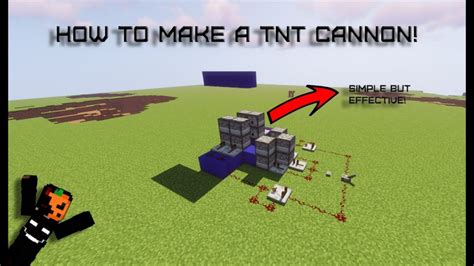 How To Make A Simple But Effective Tnt Cannon Minecraft Tutorial Java And Bedrock Creeper Gg