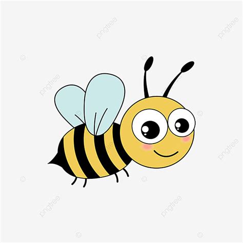 Bees Bee Vector Png Images Cartoon Cute Bee Clipart Bee Clipart Bee