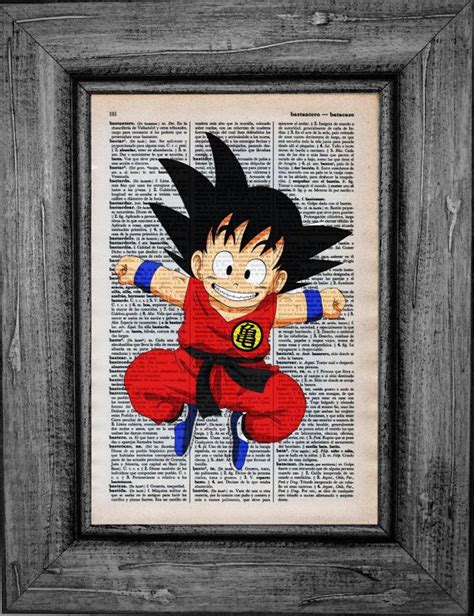 It holds up today as well, thanks to the decent animation and toriyama's solid writing. Dragon Ball Z Goku red Dictionary Art Print Book Art by Printt55, $7.99 | Dragon ball art goku ...