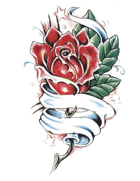 Single Rose Tattoo 7 Free Design Ideas