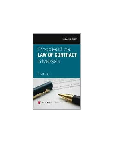 Laws of malaysia act 680 electronic government activities act 2007 arrangement of sections part i. Principles of the Law of Contract in Malaysia, 3rd Edition ...