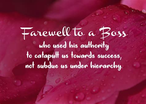 Farewell Quotes For Boss