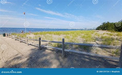 Hanlan S Point Nude Beach View On Toronto Islands Stock Photo Image