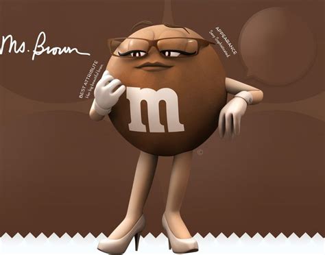 Mandms Ms Brown Mandm Characters Brown Mandm Character M And M