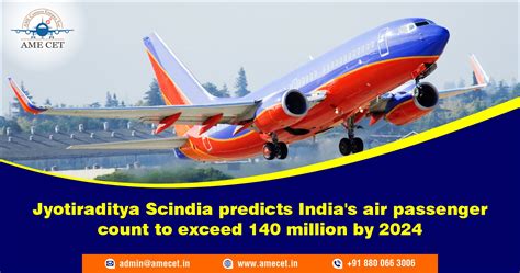 Jyotiraditya Scindia Predicts Indias Air Passenger Count To Exceed