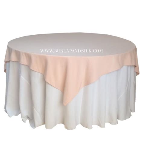 Blush Table Overlays X Inches Table Overlays For FT Round Tables Square Blush