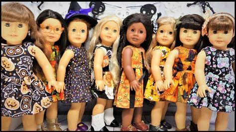 Dressing American Girl Dolls For Halloween With Etsy Youtube