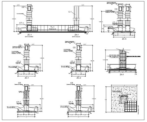 Foundation Details V1】★ Cad Files Dwg Files Plans And Details