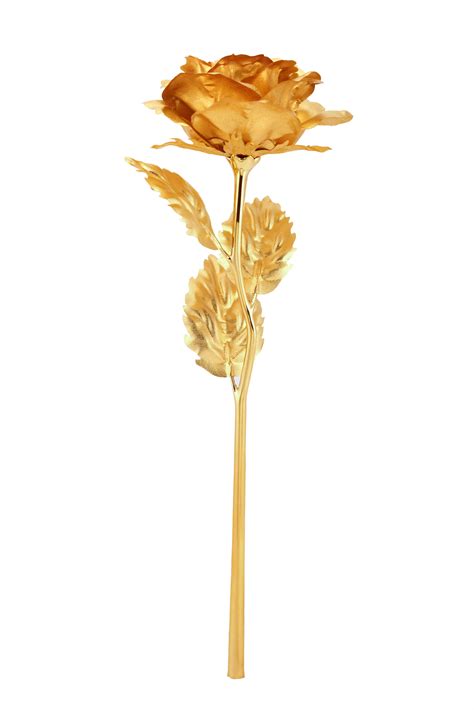 Beautiful Golden Rose In 24k Gold