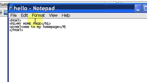 How To Create A Basic Webpage Using Html Notepad Html Css And More