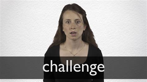 How To Pronounce Challenge In British English Youtube