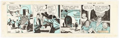 Milton Caniff Terry And The Pirates In Artefumetto Original Art