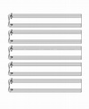 Printable Staff Paper - 6+ Pdf Documents Download | Free & Premium ...