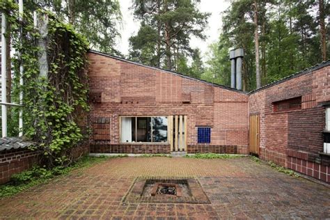 Their work extended beyond just the built form and would include detailing interior spaces and surfaces, along with furniture, lamps, furnishings, and glassware. Aalto's island home | Brick architecture, Architecture ...
